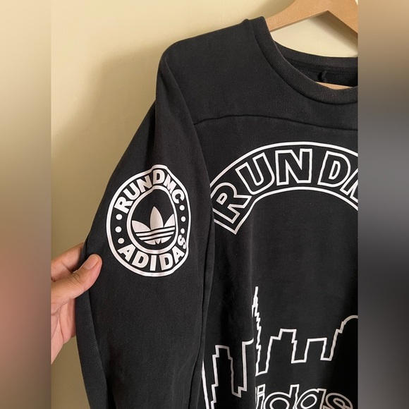 RARE 2014 Adidas Originals Run DMC New York City 1982 Pullover  Sweatshirt L - Picture 6 of 8